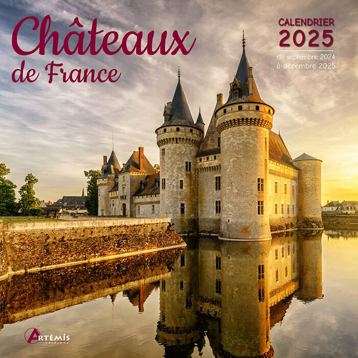Calendrier Mural 2025 Châteaux de France
