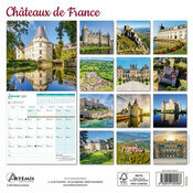 Calendrier Français 2025 Châteaux de France