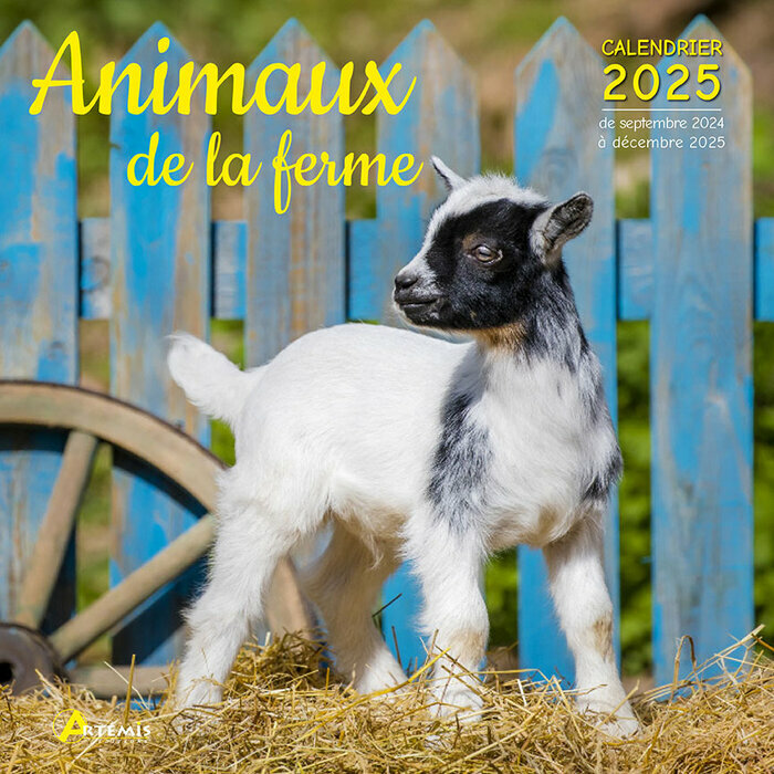 Calendrier Mural 2025 Animaux de la Ferme