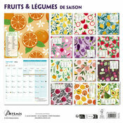 Calendrier mural 2026 Fruits et Lgumes de Saison