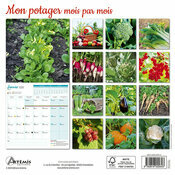 Calendrier Français 2025 Mon Potager mois par mois