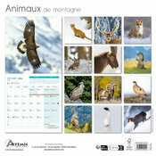 Calendrier Franais 2025 Animaux de Montagne