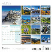Calendrier 2026 Alpes Montagne