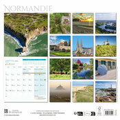 Calendrier papier 2026 Normandie