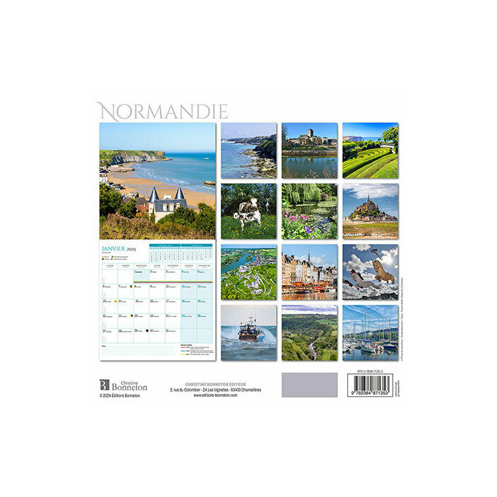 Calendrier Franais 2025 Normandie