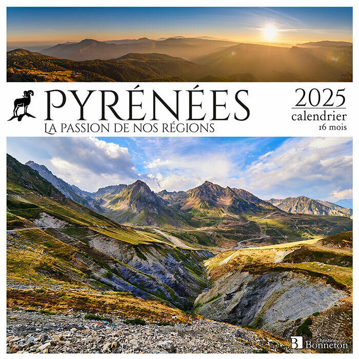 Calendrier Français 2025 Pyrénées Montagne