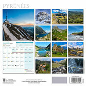 Calendrier Mural 2025 Pyrénées Montagne