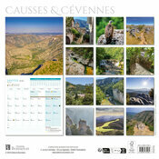 Calendrier Mural causse  Cvennes