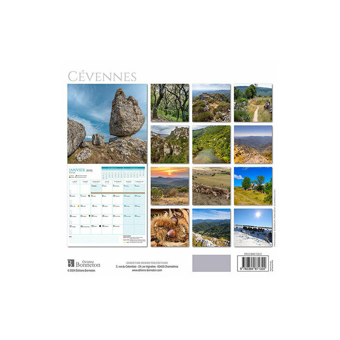 Calendrier Franais 2025 Cvennes