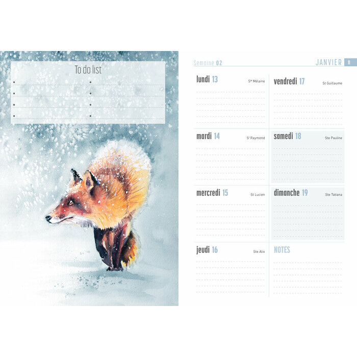 Agenda 2026 Nature Animaux