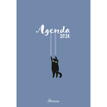 Agenda 2026 Dessins Chat Encre de Chine