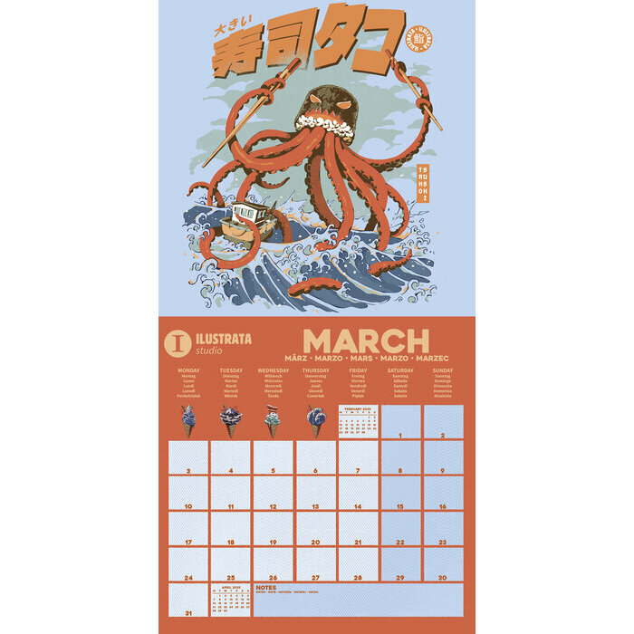 Calendrier 2025 Ilustrata Studio 