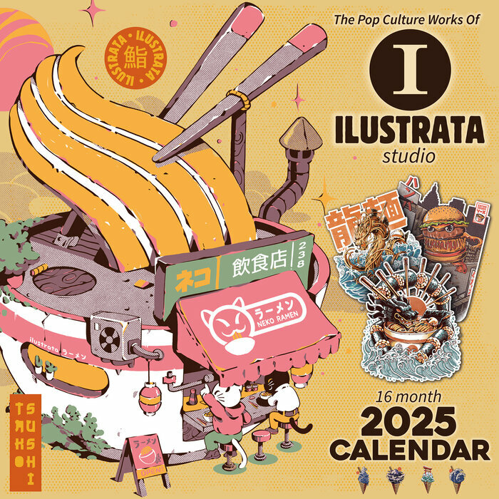 Calendrier Mural 2025 Ilustrata Studio 