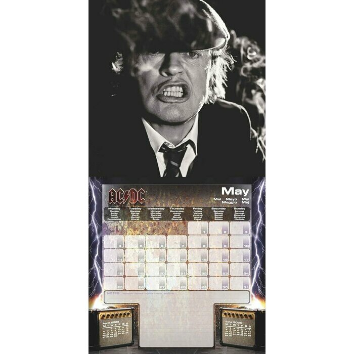 Calendrier 2026 AC DC 