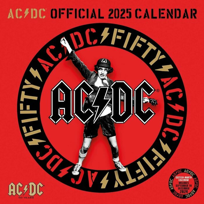 Calendrier Mural 2025 AC DC 