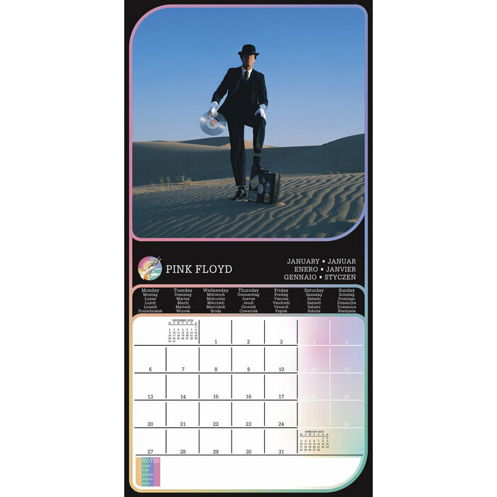 Calendrier 2025 Pink Floyd