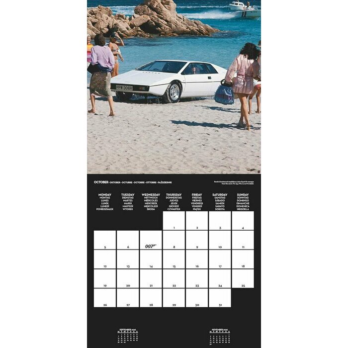 Calendrier 2026 James Bond 007 Calendrier 2026 James Bond 007