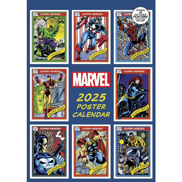 Calendrier A3 2025 Spiderman Marvel