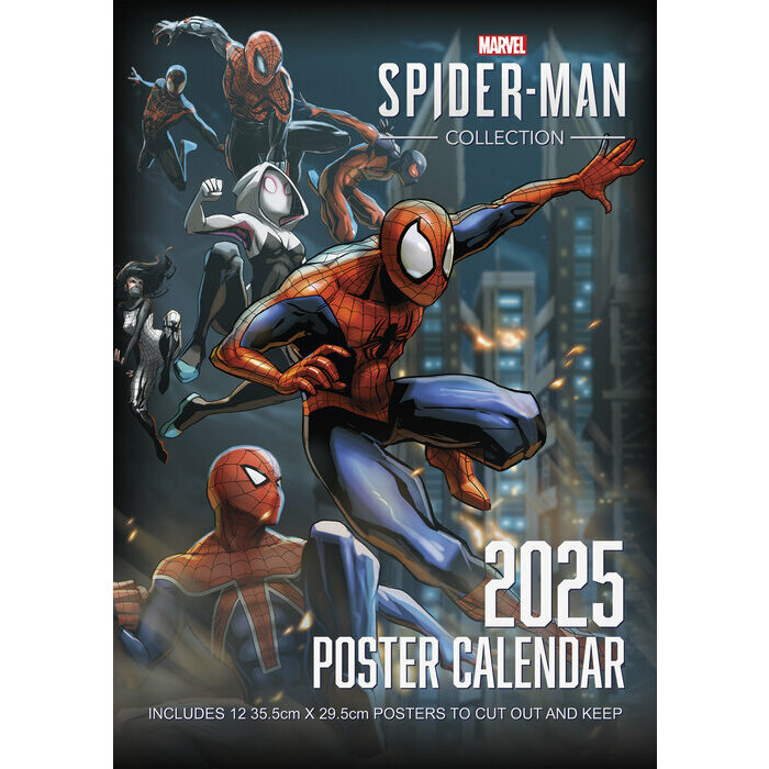 Calendrier Mural A3 2025 Spider Man