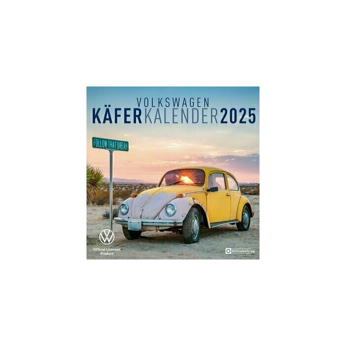 Calendrier Retro 2025 Coccinelle Volkswagen