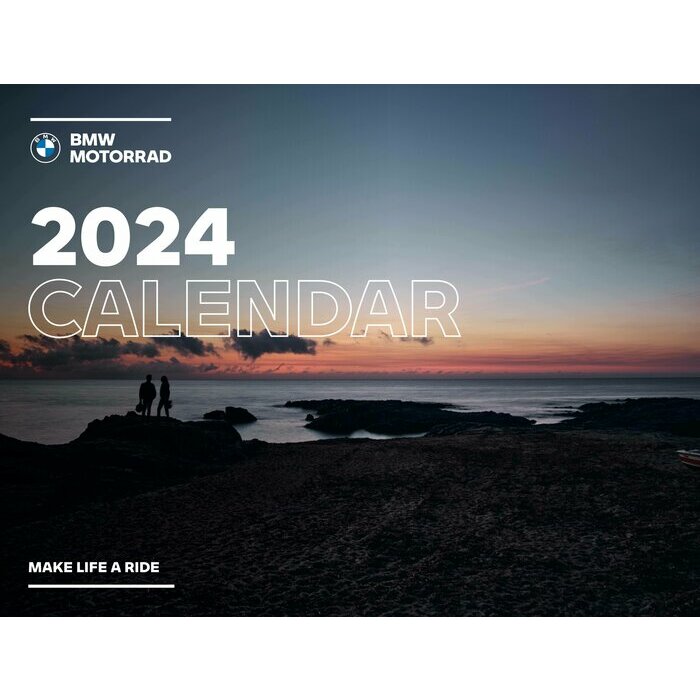 Maxi Calendrier Papier 2025 Moto BMW 
