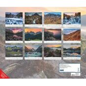 Maxi Calendrier Paysage 60x50cm 2025 Montagne en Lumière