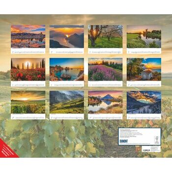 Maxi Calendrier 60x50cm 2025 Paysage en Lumière