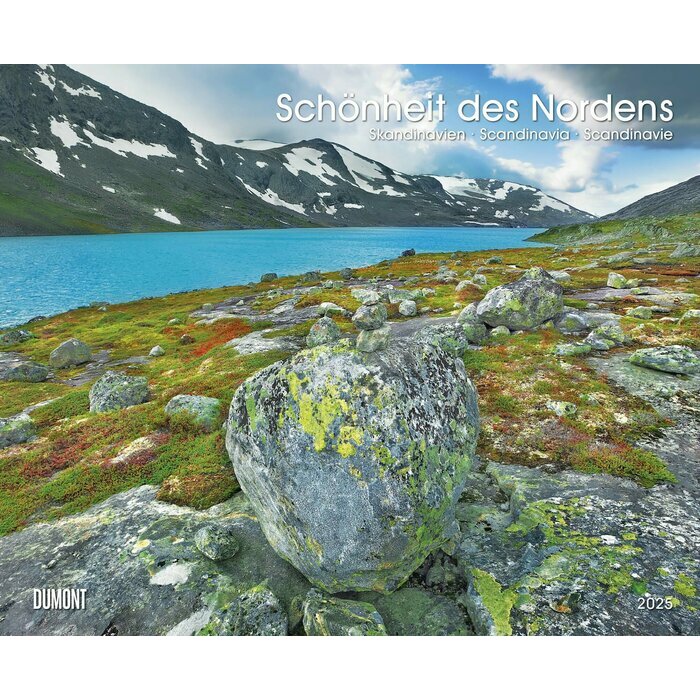 Maxi Calendrier Papier 52x42,5cm 2025 Scandinavie