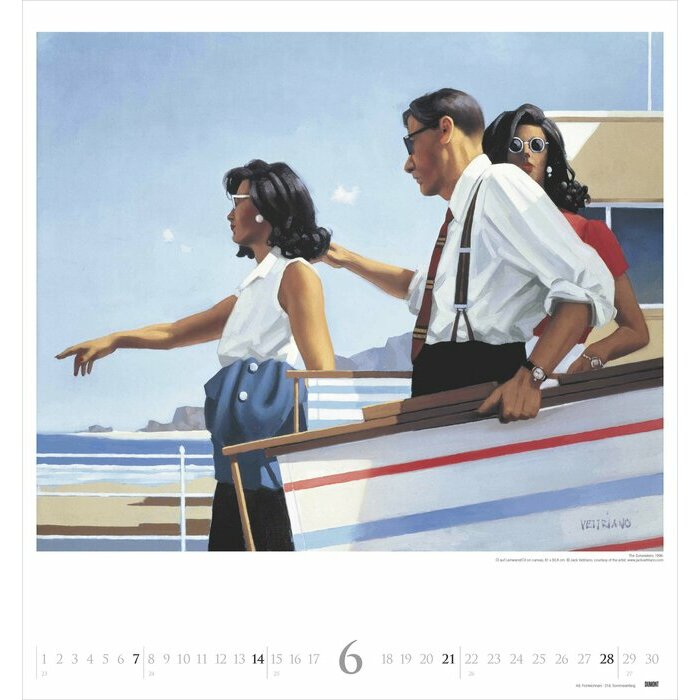Maxi Calendrier 2025 Art Jack Vettriano