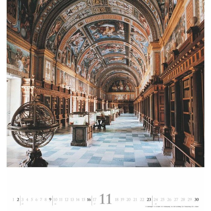 Maxi Calendrier Livres 2025 Bibliothèque du Monde