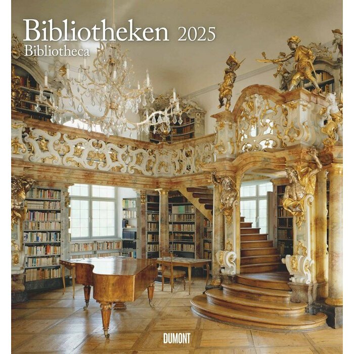 Maxi Calendrier Papier 2025 Bibliothèque du Monde