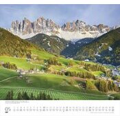 Maxi Calendrier 38x35.5cm 2026 Adorables Montagnes