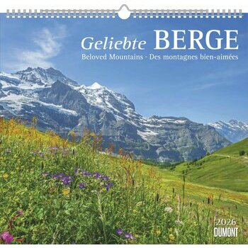 Maxi Calendrier 38x35.5cm 2026 Adorables Montagnes