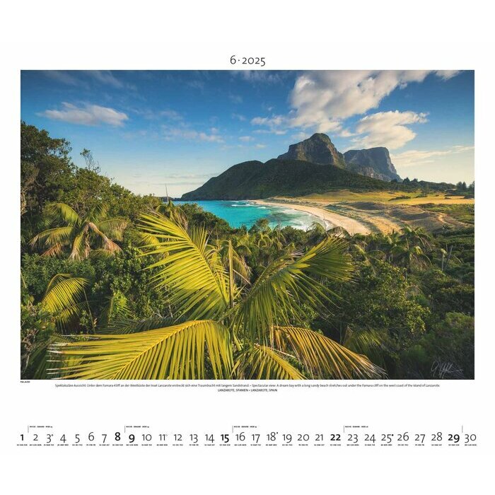 Maxi Calendrier Mural 60x50cm 2025 Nature en Lumière