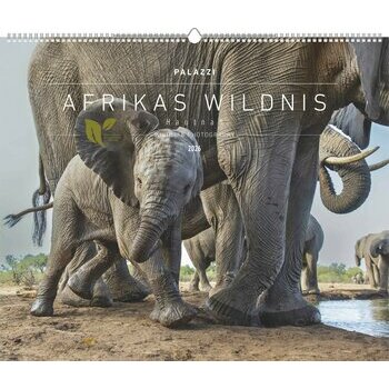 Maxi Calendrier 60x50cm 2025 Animaux Sauvages