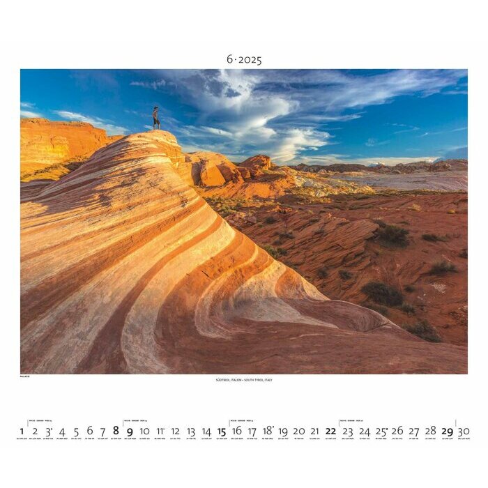 Maxi Calendrier Dsert 60x50cm 2025 Nature Extrme