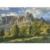 Maxi Calendrier Montagne 70x50cm 2025 Alpes Fascinantes