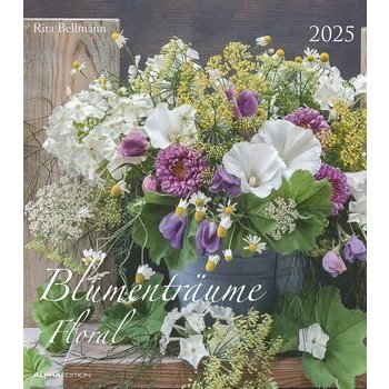 Calendrier Spirale 2025 Bouquets de Fleurs