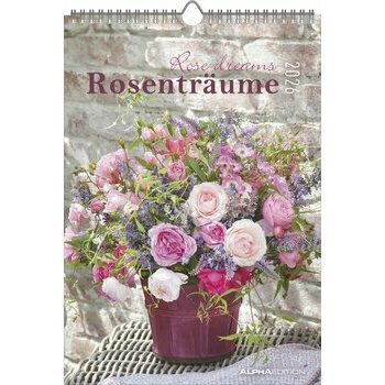Calendrier Spirale 2025 Roses
