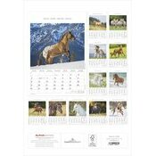 Calendrier Spirale 2025 ChevalChevaux