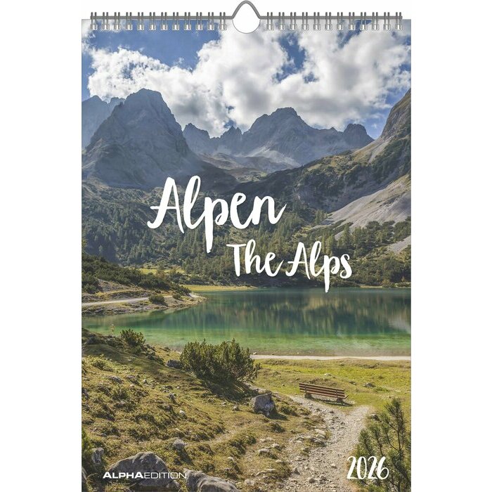 Calendrier Papier Spirale 2025 Montagnes Alpes