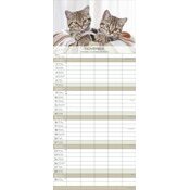 Calendrier Familial 2026 Chatons