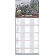 Calendrier Spirale Familial 2025 Jardins Fleurs