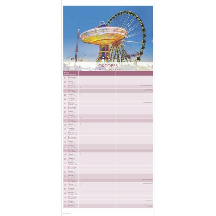 Calendrier Familial 2026 Happy Moments