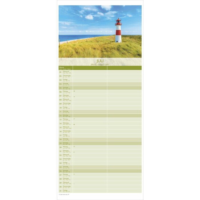 Calendrier Familial 2026 Happy Moments