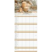 Calendrier Spirale Familial 2025 Zen Lotus