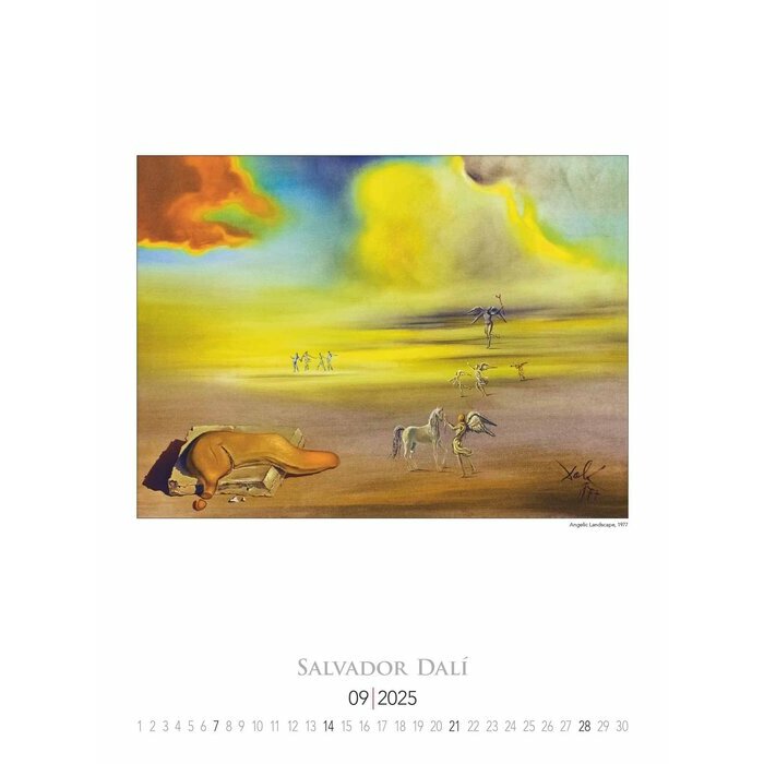 Maxi Calendrier 42x56cm 2025 Salvador Dali