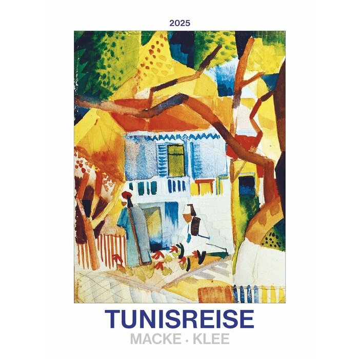 Maxi Calendrier 42x56cm 2025 Voyage en Tunisie Macke et Klee