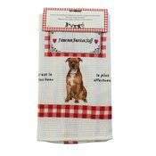 Torchon Nid d'Abeille American Staffordshire Terrier