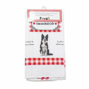 Torchon Nid d'Abeille Border Collie
